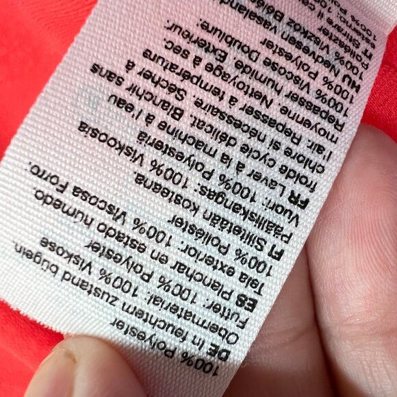 & Other Stories Red Floral Sleeveless Mini Summer Dress Size 10 - Picture 13 of 13